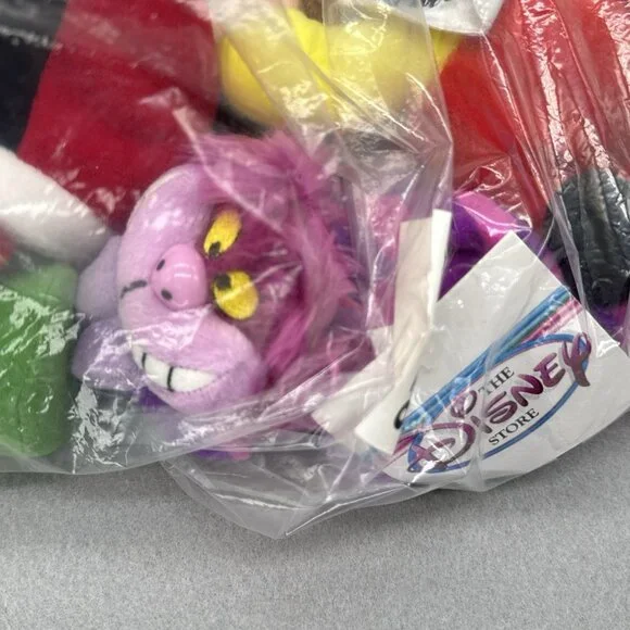 Alice In Wonderland Disney Store Tweedle Dee Dum Mad Hatter Cheshire Queen Set 4